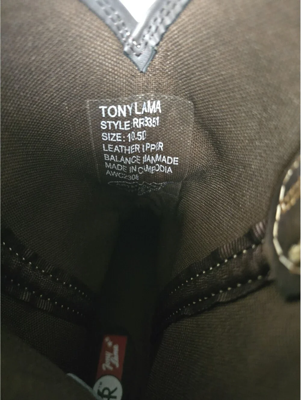 Tony Lama Men's RR3551 Junction 11